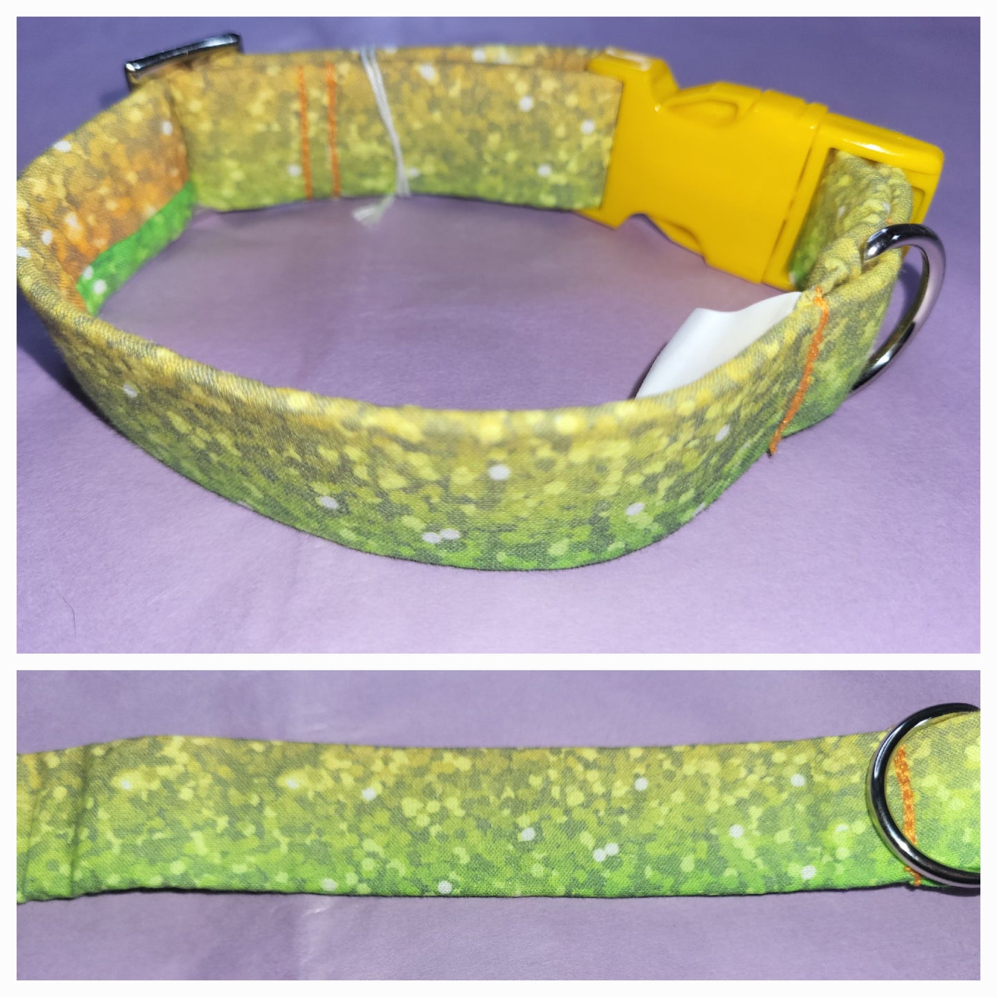 yellow to green gradient collar