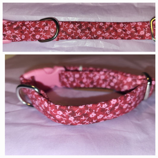 Pink and white flowers collars