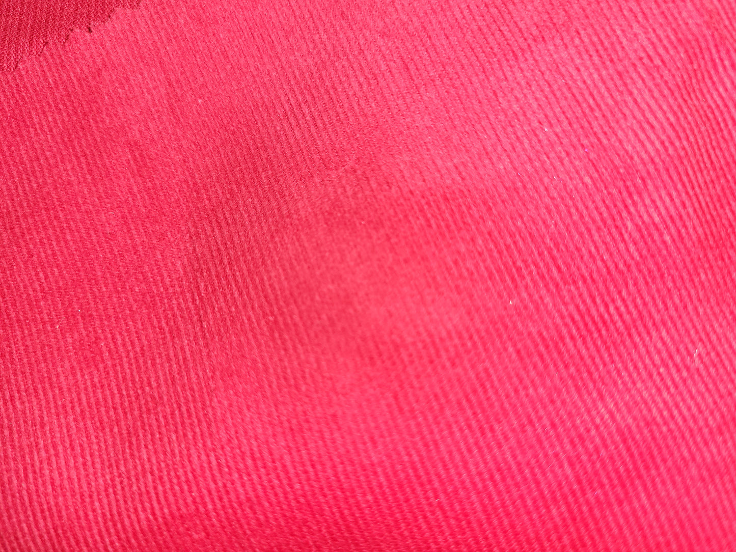 red corduroy