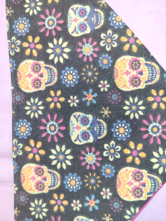 Black sugarskull bandana