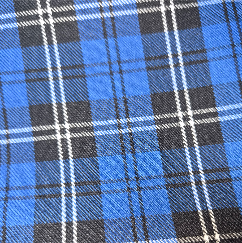 Blue tartan range